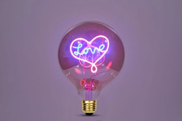 Vintage LED-viestilamppu